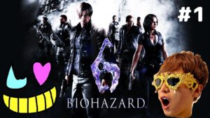 #1【バイオハザード6】脳筋レオンと頑張るあたし【立花慎之介コラボ】