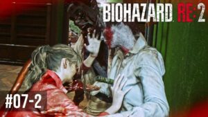 図書室死闘の果ての扉【バイオハザードRE:2】Part7-2