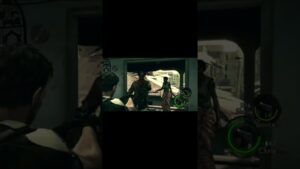 ずっと待機してたのかな？w　バイオハザード５　#shorts