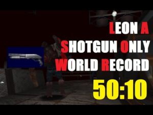 【世界記録】バイオハザード2 レオン表 ショットガン RTA 50分10秒