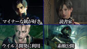 バイオキャラの裏設定まとめ
