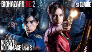 バイオハザードRE:2 ノーセーブノーダメージクリア【最高難易度ランクS+・ノーアイテムボックス・ノーカウンター・クレア表】RE2ClaireS+ No Damage/Save/Box/Counter
