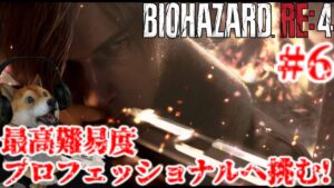 #6 バイオハザードRE4 最高難易度プロフェッショナルに初挑戦する配信【Resident Evil RE4 PROFESSIONAL】