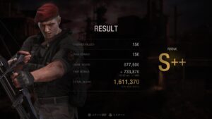 【バイオRE4】初日クラウザー ISLAND 160万SCORE【マーセナリーズ】