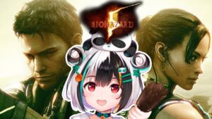 【バイオハザード5】★1アフリカのゾンビをぶったおす！🐼🧟‍♀️🧟‍♂️🧟【熊猫ぱん/新人Vtuber】