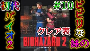 #10 ビビりな妹の 初代バイオハザード2 レオン裏編 【初代 BIOHAZARD 2 / Resident Evil 2】