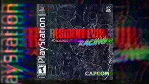 A M 4 N – Title Screen | Resident Evil: Raccoon City Racing バイオハザード [PlayStation]