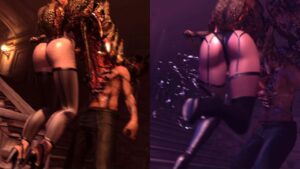 Girls being eaten by Glava Sluz | Resident evil 6 ryona バイオハザード6 リョナ